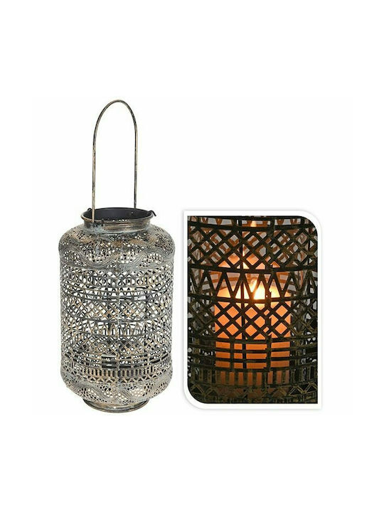 Palma Emporio Laterne Metallisch Silber 32x32x18cm 1Stück