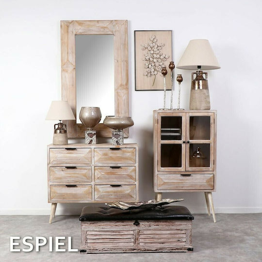 Espiel Σετ Διακοσμητικά Μπαούλα από Δερματίνη Μπεζ 2τμχ