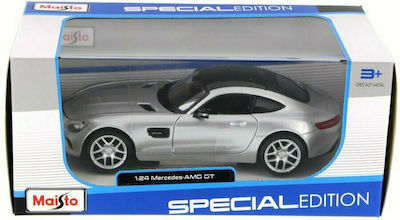 Maisto Mașinuță 1:24 Ediție Specială Mercedes AMG GT Silver pentru 3++ Ani