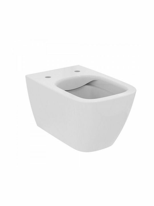 Ideal Standard i.Life b Rimless Wall-Mounted Toilet that Includes Slim Soft Close Cover White