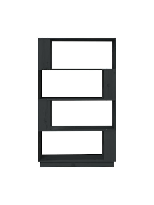 Bibliothek Grau 80x25x132cm