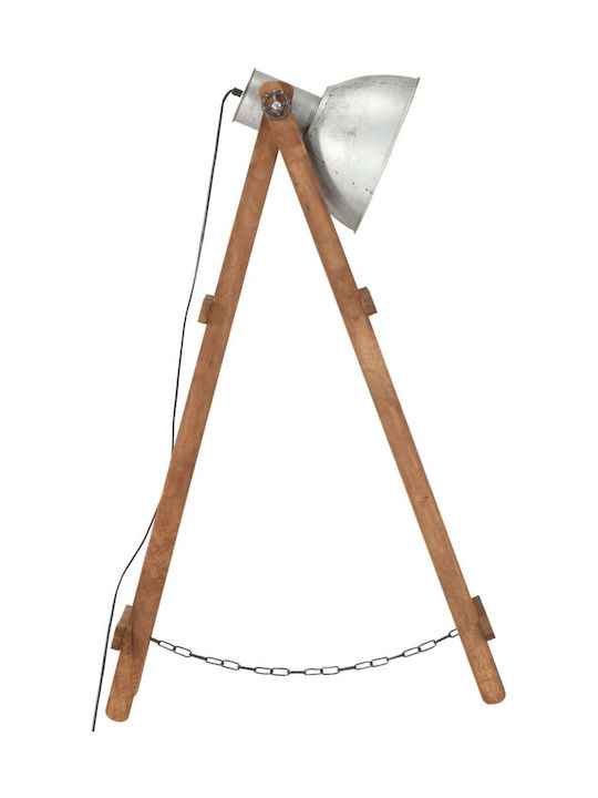vidaXL Vintage Floor Lamp H110xW28cm. with Socket for Bulb E27 Brown