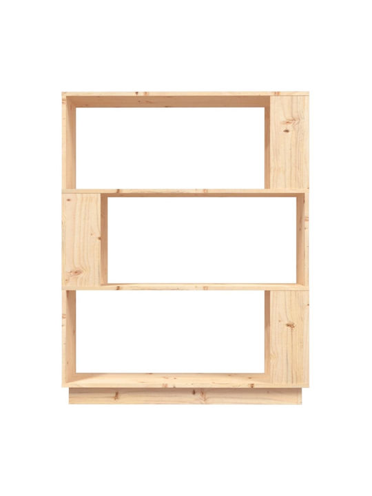 Bookcase Beige 80x25x101cm