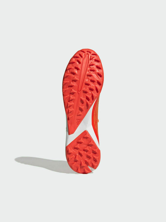 Adidas Predator Edge.3 TF Χαμηλά Ποδοσφαιρικά Παπούτσια με Σχάρα Solar Red / Team Solar Green / Core Black