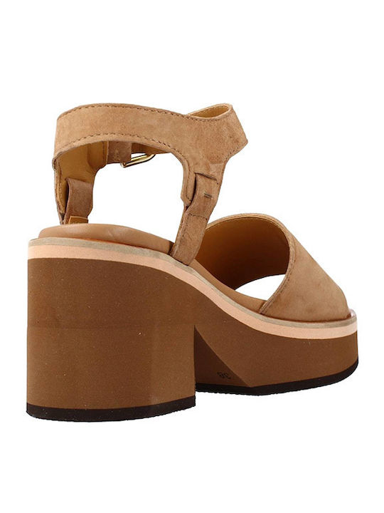 Sandalen Tabac Braun