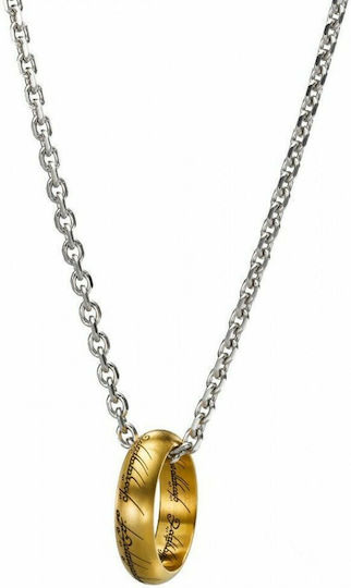 The Noble Collection Lord of the Rings One Ring Gold Hanging Replica