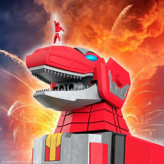 Super7 Mighty Morphin Power Rangers: Tyrannosaurus Dinozord Φιγούρα Δράσης 18εκ.