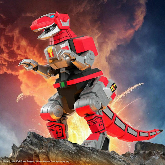 Super7 Mighty Morphin Power Rangers: Tyrannosaurus Dinozord Φιγούρα Δράσης 18εκ.