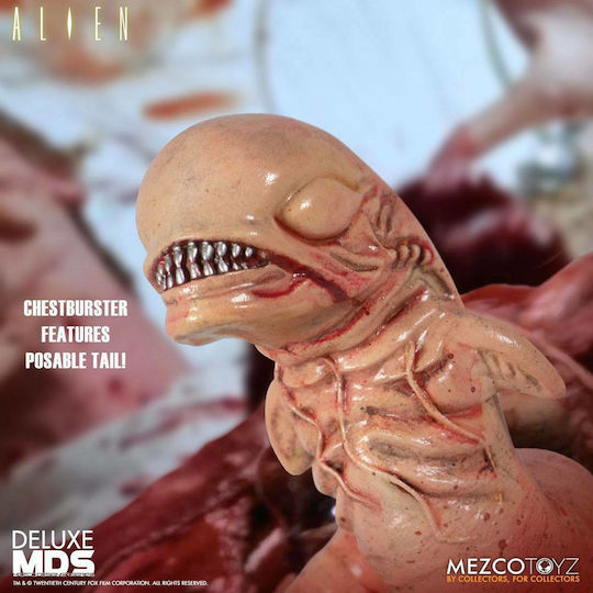 Mezco Toys Xenomorph Deluxe Action-Figur 18cm