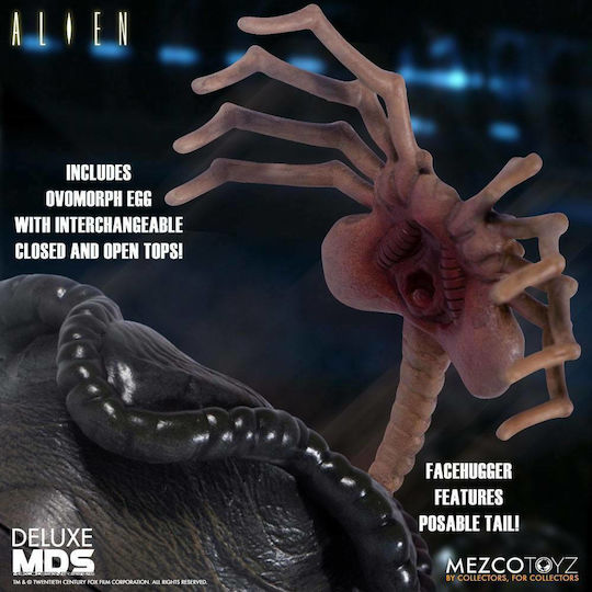 Mezco Toys Xenomorph Deluxe Action-Figur 18cm