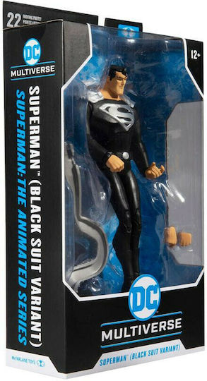 Mcfarlane Toys DC Comics: Superman Black Suit Variant Superman: The Animated Series Φιγούρα Δράσης ύψους 18εκ. σε Κλίμακα 1:10