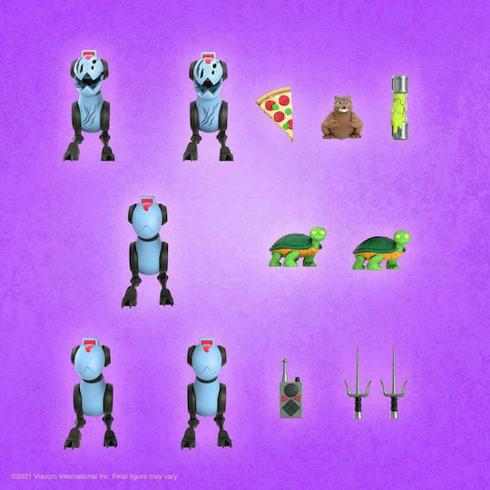 Super7 Teenage Mutant Ninja Turtles Mousers Ultimate Action Figure 8cm