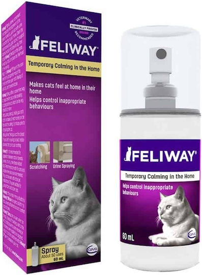 Feliway Classic Room Calming Agent for Anxiety & Stress Management 60ml