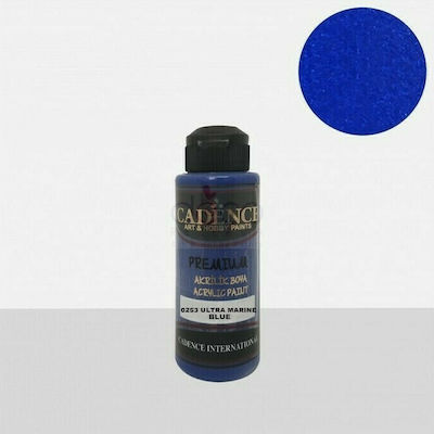 Cadence Hybrid Acrylic Acrylic Paint Set in Blue color Ultramarine 120ml 1pcs H-038