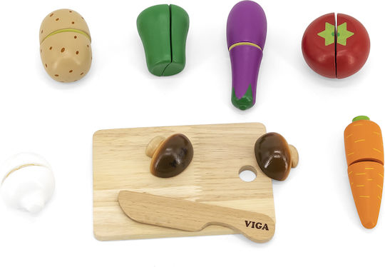 Viga Toys Λαχανικά από Ξύλο για 1.5+ Ετών