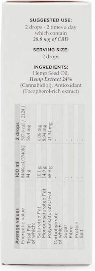 Enecta Premium Extract Масло Канабис в Капки 7200мг с 24% CBD 30мл