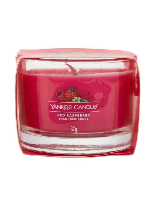 Yankee Candle Scented Candle Red Raspberry Jar Red 37gr 1pcs