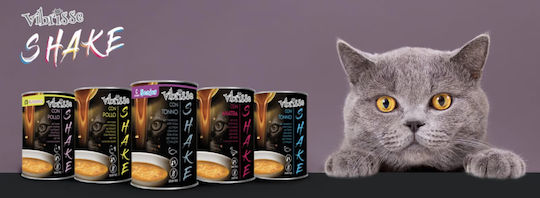 Croci Vibrisse Shake Kitten Nassfutter für Junge Katzen in Dose mit Huhn ohne Getreide 6x135gr