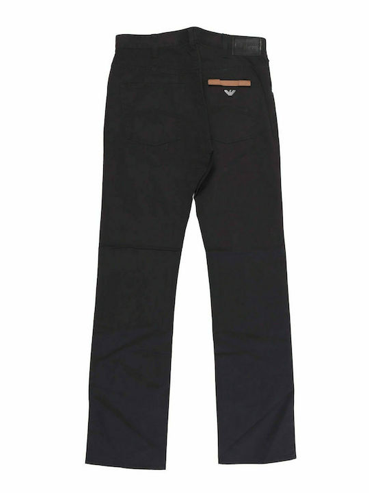 Armani Jeans Men's Trousers Elastic in Regular Fit Navy Blue