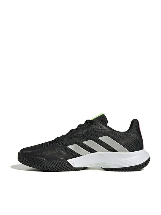 adidas Courtjam Control Men's Tennis Shoes for All Courts Core Black / Silver Metallic / Cloud White