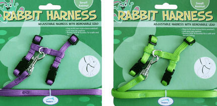 Happypet Wheel for Rabbit Harness & Lead Set Purple