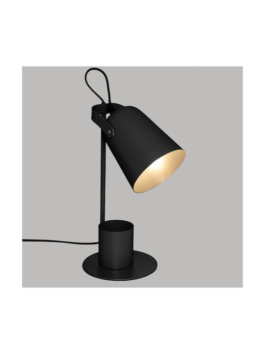 A-S Elio Office Lamp for Socket E14 in Black Color