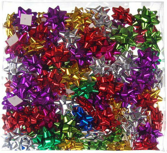 Next Decorative Bow for DIY Crafts 100pcs 3x3cm (Μiscellaneous colours)