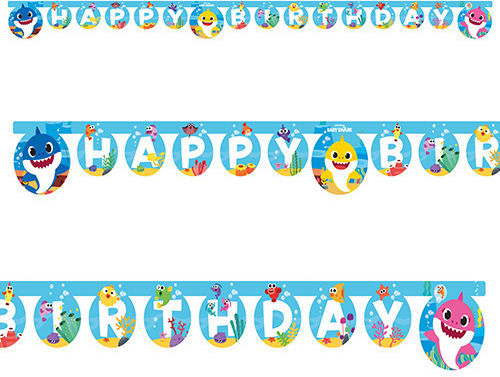 Amscan Garland for Baby Shark Party