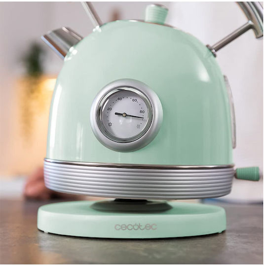 Cecotec Thermosense 420 Vintage Fierbător 1.8lt 2200W Verde