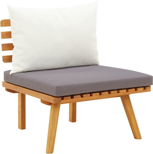 Garten- und Outdoor-Möbelsets 9 Stück Akazie mit Kissen