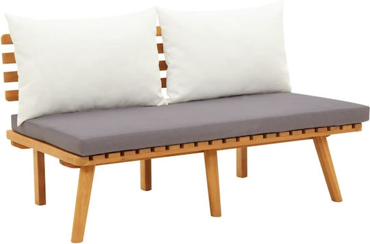 Garten- und Outdoor-Möbelsets 9 Stück Akazie mit Kissen
