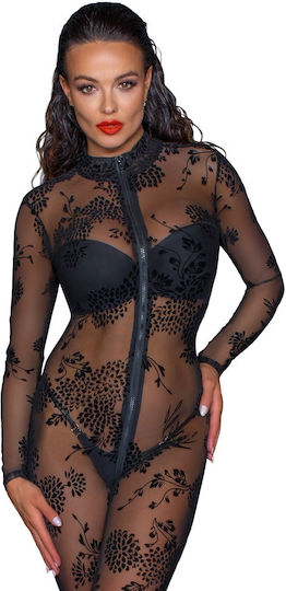 Noir Handmade Overall Flock Costum De Baie Întreg Pentru Gravide Negru