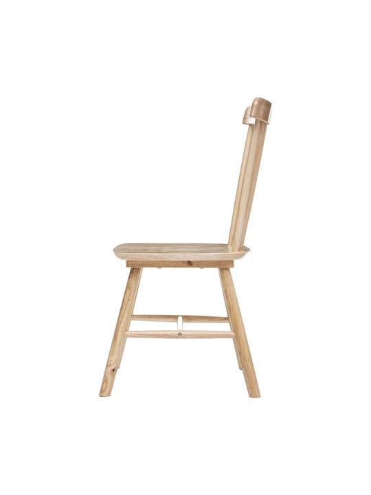 Isabel Kitchen Wooden Chair Natural 46.5x52x87cm