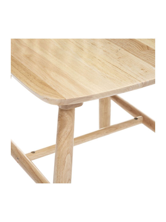 Isabel Καρέκλα Κουζίνας Ξύλινη Natural 46.5x52x87εκ.