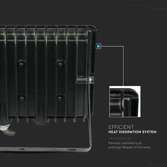V-TAC Waterproof LED Floodlight 100W Warm White 3000K IP65