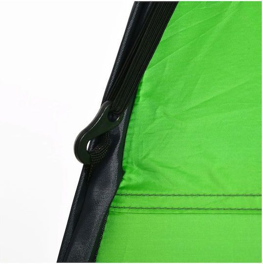 Outsunny Summer Camping Tent Pop Up Toilet Green 126x124x189cm