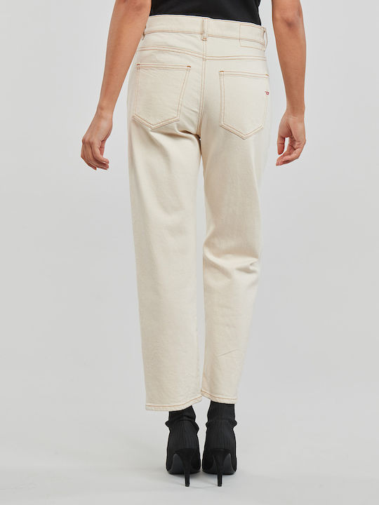 Diesel D-Air Women's Jean Trousers in Boyfriend Fit White