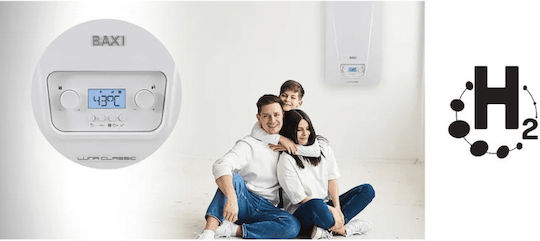 Baxi Luna Classic 28 Wandmontage Kessel Kondensation Gas mit Brenner 21238kcal/h