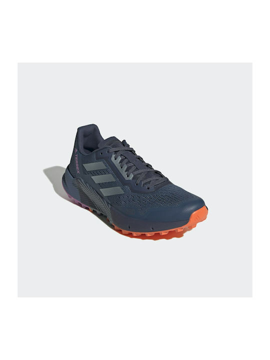 Terrex Agravic Flow 2.0 Sport Shoes Trail Running Wonder Steel / Magic Grey Met / Pulse Lilac