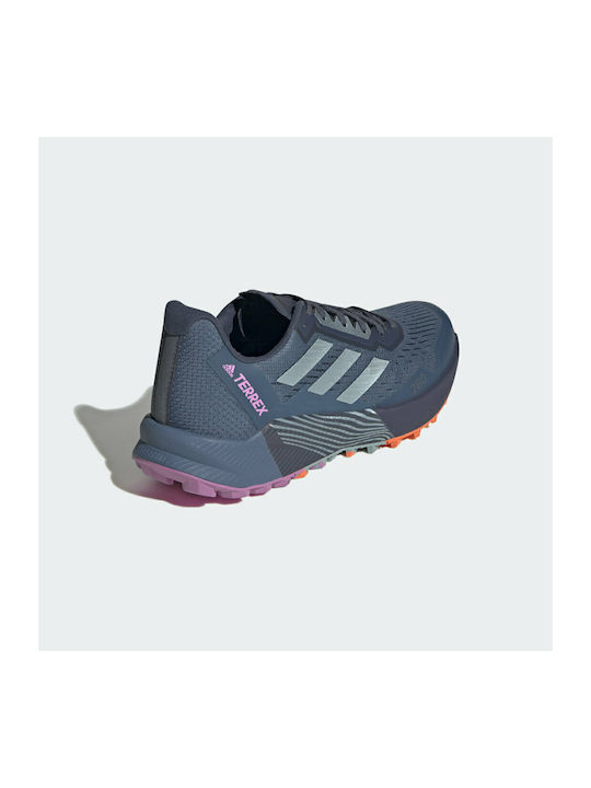 Terrex Agravic Flow 2.0 Sport Shoes Trail Running Wonder Steel / Magic Grey Met / Pulse Lilac