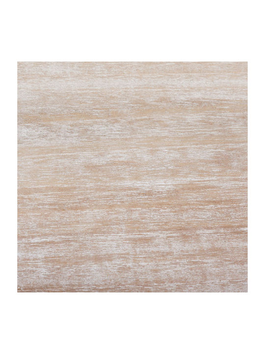 Bedside Table Chrysa Wooden White 47.1x30x65.5cm
