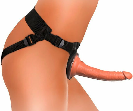 Pipedream King Cock Comfy Silicone Body Dock Kit Harness with Dildo 21cm in skin color