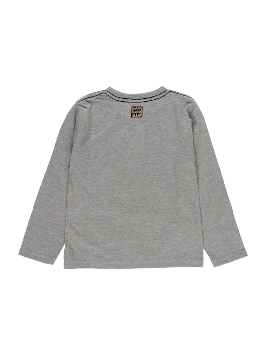 Boboli Kinderhemd Langarm Gray