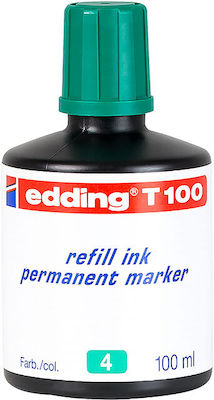 Edding T100 Rezervă Cerneală pentru Marker în culoarea Verde 100ml