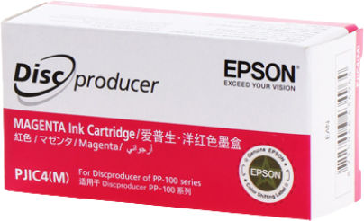 Epson PJIC4 Γνήσιο Μελάνι Εκτυπωτή InkJet Ματζέντα (C13S020450)