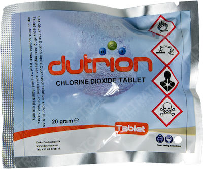 Dutrion Tablete de clor pentru piscină Dioxid de clor (10 bucăți) 20g