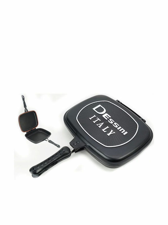 Dessini Dessini Regina Double Grill made of Aluminum with Non-Stick Coating 36cm