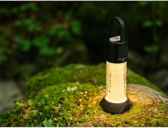 LedLenser ML6 Φανάρι Led Μπαταρίας για Camping με Φακό & Powerbank Warm Light 6lm