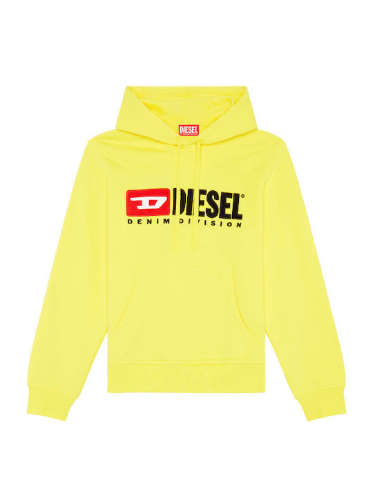 S-ginn-hood-div Sweatshirt with Hood Yellow