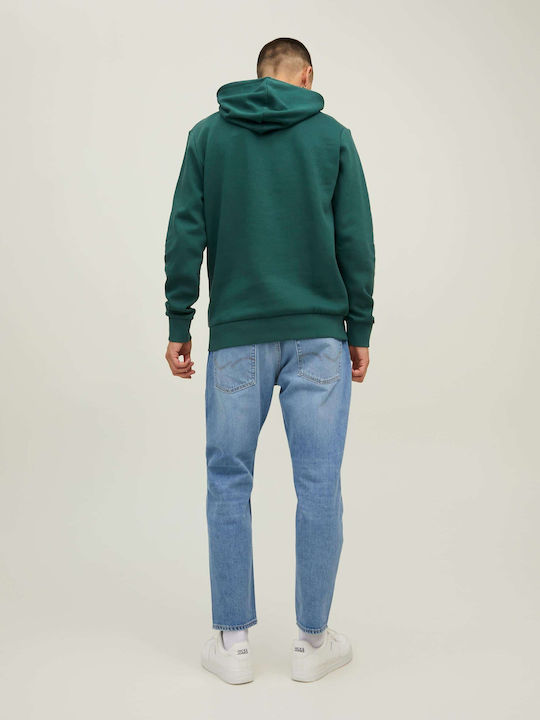 Jack & Jones Men's Sweatshirt with Hood Green